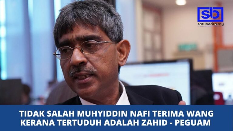 [VIDEO] Tidak salah Muhyiddin nafi terima wang kerana tertuduh adalah Zahid