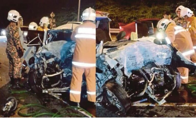 Wanita maut kereta bertembung pikap