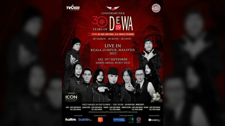 Tiket konsert Dewa 19 ‘licin’ dalam tempoh sejam