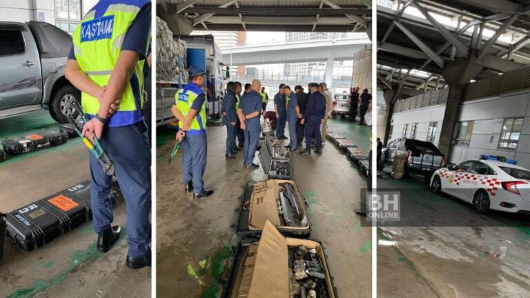 Pemeriksaan rutin senjata api yang diguna dalam latihan ketenteraan