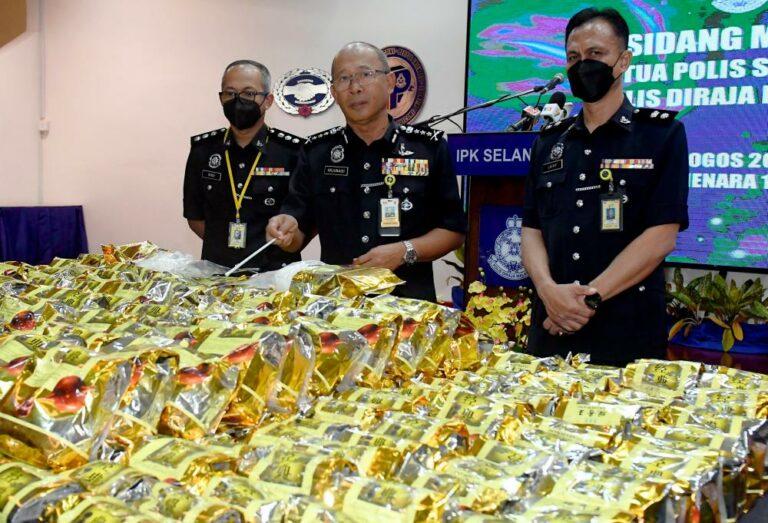 Sindiket dadah bernilai hampir RM11 juta tumpas