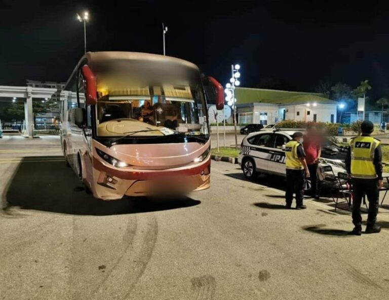 Tiada pemandu kedua untuk perjalanan jauh, 5 bas disaman