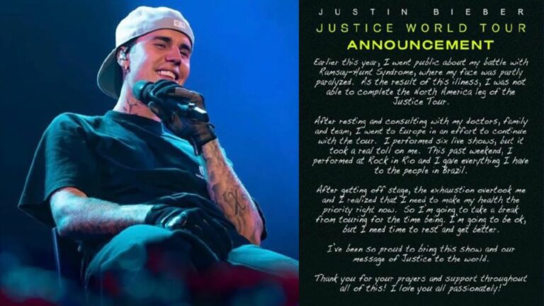 Justin Bieber batal siri jelajah dunia