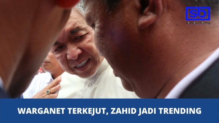 [VIDEO] Warganet terkejut, Zahid jadi trending