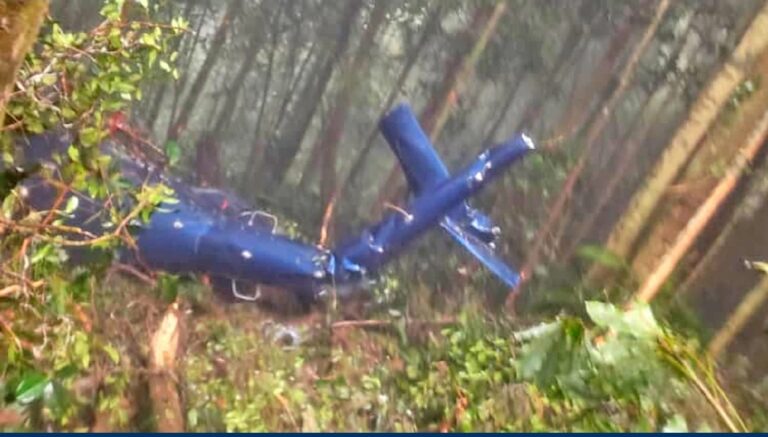 Helikopter bawa petugas perubatan terhempas di Brinchang, kesemua selamat