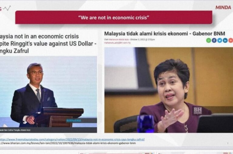 Prestasi ekonomi: Zafrul, Gabenor BNM tertinggal  ‘ehwal poket’ rakyat