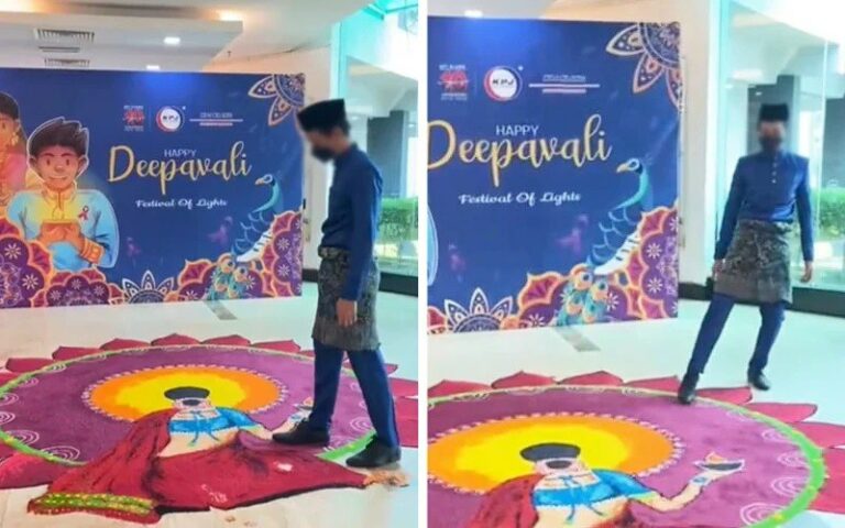 KPJ gantung tugas lelaki pijak kolam Deepavali