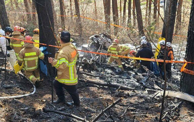 5 maut helikopter terhempas di Korea Selatan