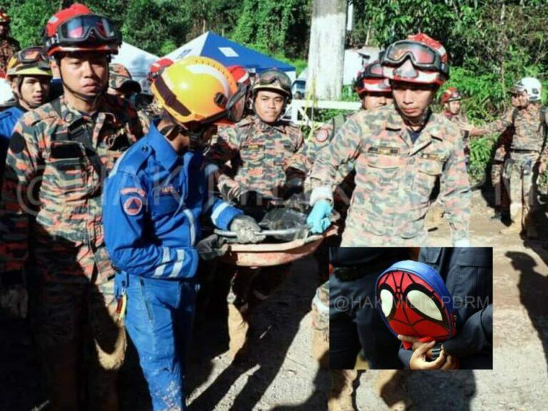 Mayat terakhir tanah runtuh Batang Kali ditemukan dalam beg tidur