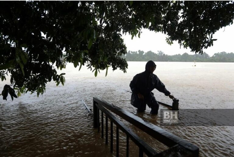 Paras air di beberapa sungai di Terengganu meningkat