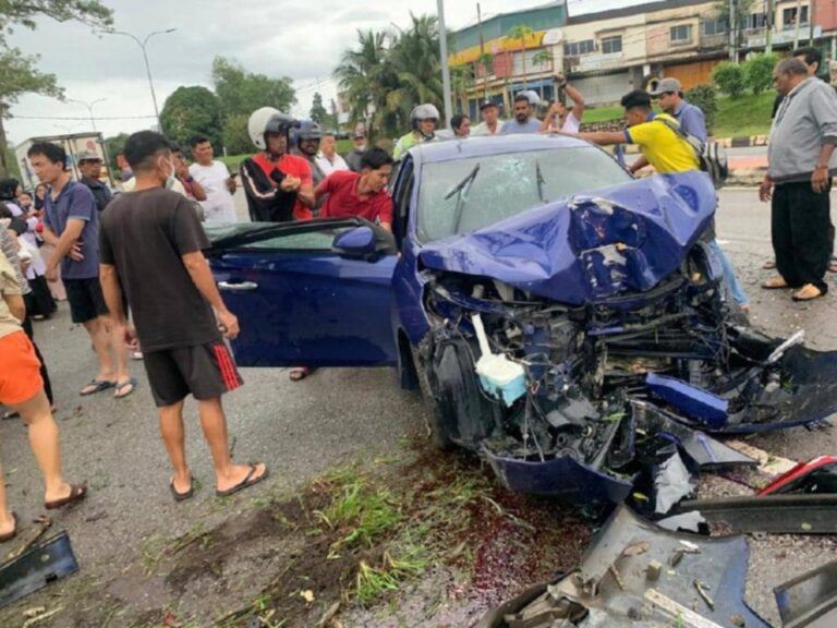 Dua budak parah kereta dirempuh lelaki disyaki mabuk