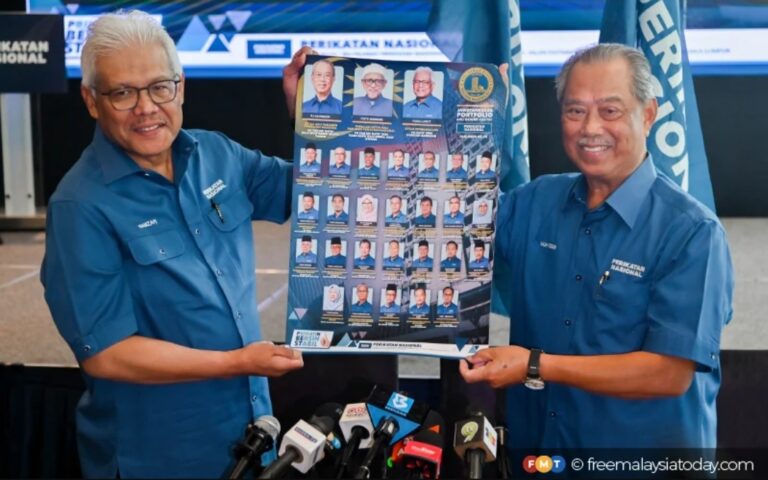 Muhyiddin umum Kabinet bayangan PN