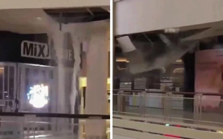 Sebahagian Queensbay Mall ditutup akibat siling runtuh
