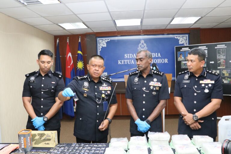 Sindiket pengedaran dadah tumpas, rampasan RM1 juta