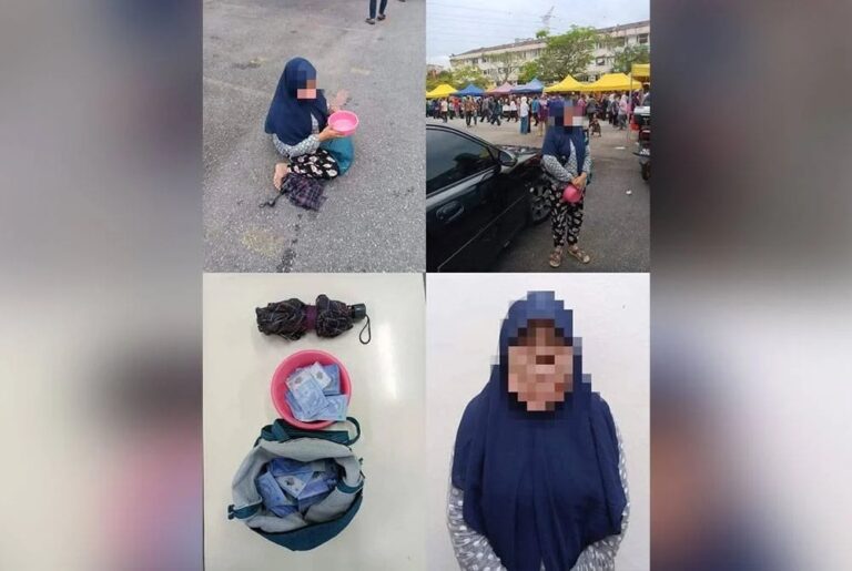 Pengemis warga asing raih RM240 hanya beberapa jam di bazar