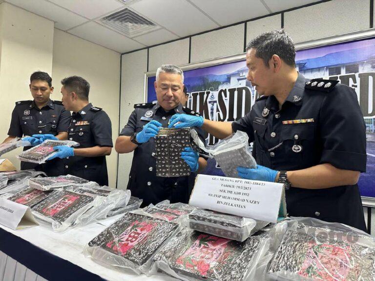 34kg ganja dirampas polis, dua individu ditahan