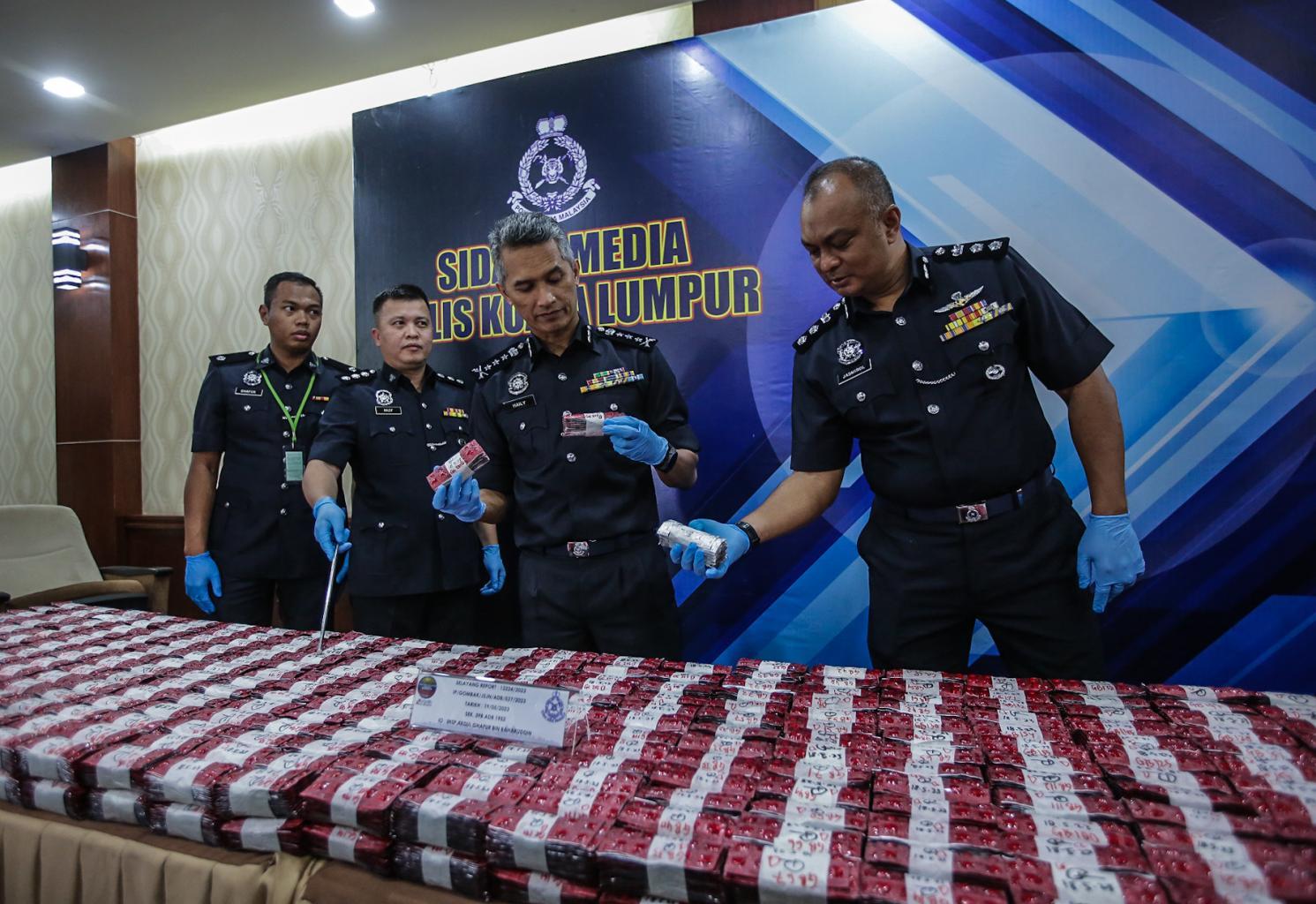 Polis rampas 77kg dadah bernilai RM3.2 juta daripada penjual ikan