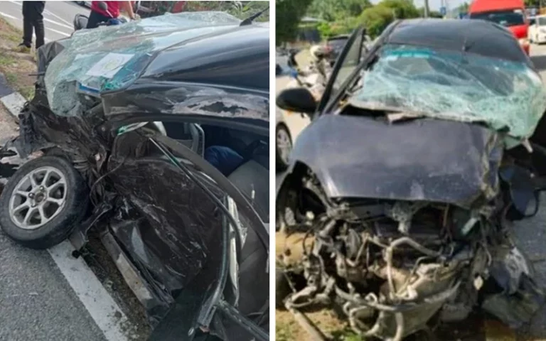 Pesara polis maut dirempuh ketika pusingan U
