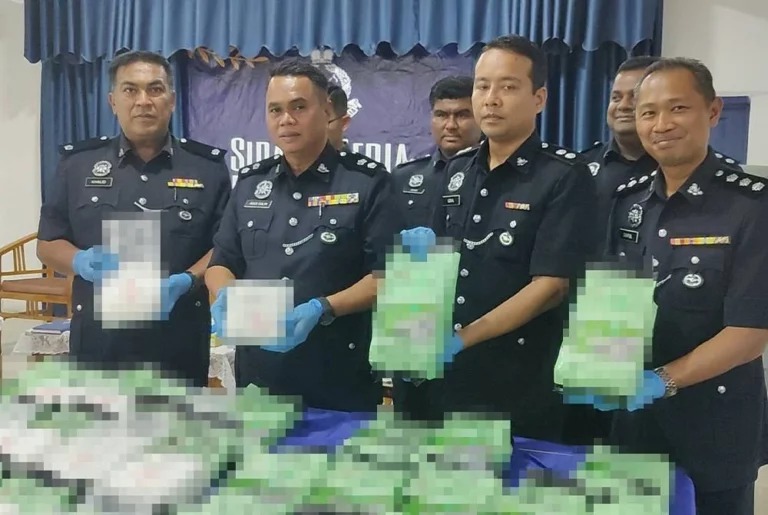 Rampas dadah dalam ‘teh Cina’ RM1.08 juta di jeti nelayan