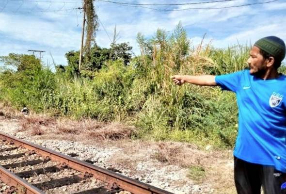 Lelaki tidur atas landasan maut diseret kereta api