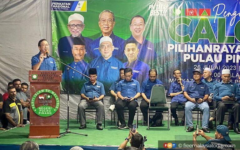 PRN: Perikatan Nasional umum 39 calon di Pulau Pinang