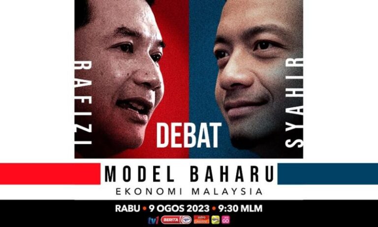 RTM siar debat ekonomi Rafizi, Syahir secara langsung
